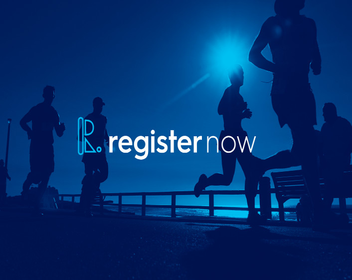 RegisterNow branding over a photograph of runners.